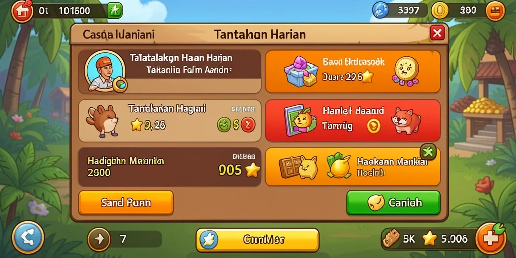 Grafis yang memukau menciptakan pengalaman bermain yang mendalam.