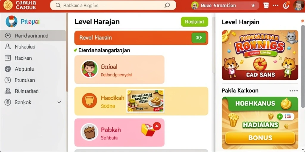 Level penuh tantangan yang menanti Anda.
