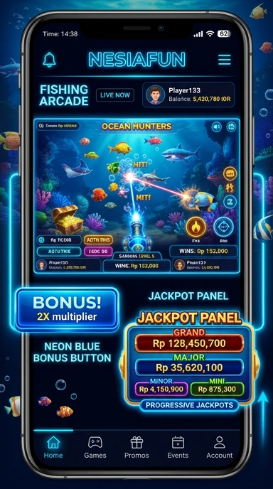 nesiafun — layar beranda